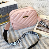 Women's Solid Color Shoulder Bag Messenger Bag