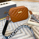 Women's Solid Color Shoulder Bag Messenger Bag