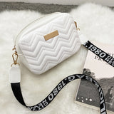 Women's Solid Color Shoulder Bag Messenger Bag
