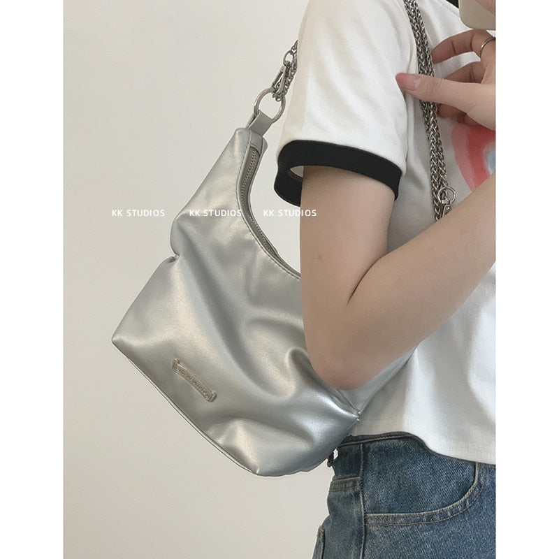 Niche Design Bag Women Underarm Bucket Bag
