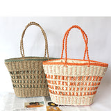 Hollow Out Vegetable Basket Vacation Casual Handbag