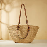 Straw Bag Large Capacity Vacation Bag