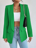 Solid Color Lapel Small Suit Jacket