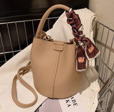 Messenger Bag Texture Fashion Portable Bucket Bag