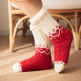 Winter Floor Socks, Adult Snow Socks, Sleep Socks