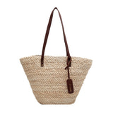 Summer New Straw Woven Bag Bucket Bag