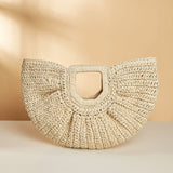Portable Moon Bag Retro Casual Handbag