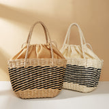 Women Large Capacity Drawstring Handbag
