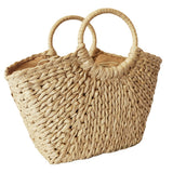 Handbag Bohemian Bag Angled Straw Bag