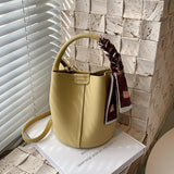 Messenger Bag Texture Fashion Portable Bucket Bag
