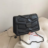 Women Rivet Chain Messenger Bag