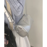 Summer Silver Pillow Bag Shoulder Bag Underarm Bag