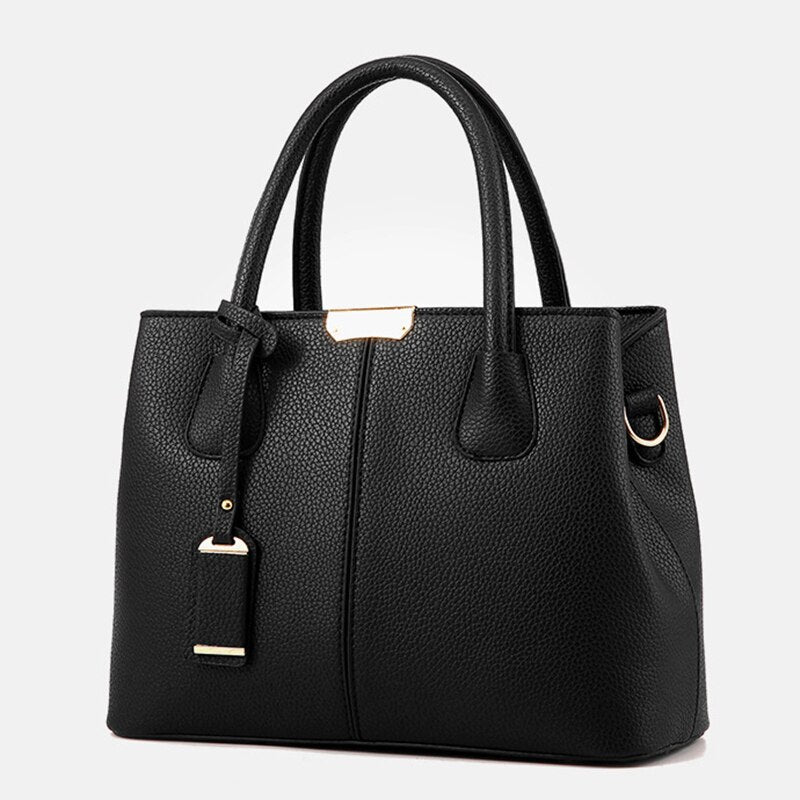 Women PU Leather Handbags Ladies Large Tote Bag Female Square Shoulde Paziyewholesale