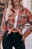 Women's Casual Fashion Oversize Loose Plaid Shirt