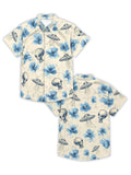 Funny Hawaiian Shirt for Men Aloha Short Sleeve Theme Party Casual Tops
