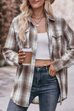 Women's Casual Fashion Oversize Loose Plaid Shirt