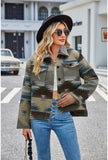 Loose Jacket Lapel Top Women's Woolen Coat Women