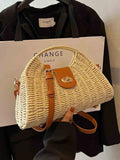 Straw Crossbody Bags Women Handbags Beach