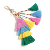 Paziye Boho Tassel Pendant Keychain