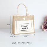 Paziye Eco-friendly Cotton And Linen Tote Bag