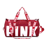 Paziye Pink Logo Gym Tote Bag
