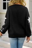 Winter Outfits Star Printing Pullover Sweater