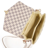 Paziye Check Print Ladies Crossbody Bag