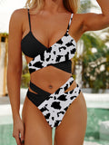 Sexy Two-piece Swimsuit Two-color Crossover Bikini