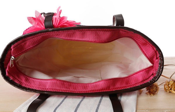 Paziye Straw Beach Bags Tote Bag Hobo Summer Handwoven Shoulder Bag