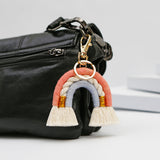 Paziye Handwoven Rainbow Keychain