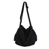 Women Men Crossbody Bag Canvas Hobo Bag  Casual Large Tote Bag