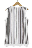 Striped Knit Tank Top