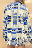 Western Aztec Pocketed Button Winter Outfits Coat