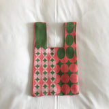 Paziye Bag - Check Double Knit Shopping Bag