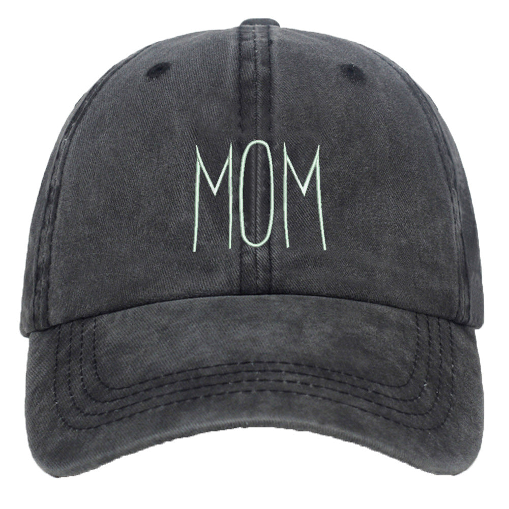Paziye Cool mom Lettering Embroidery Baseball Cap