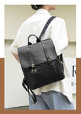 Paziye Vintage Pleated Backpack