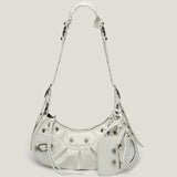Denim Riveted Shoulder Messenger Shoulder Bag Luxury Brand Handbags Vintage Leather Bag for Women Card Holder