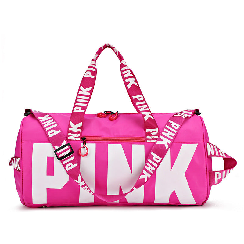 Paziye Pink Logo Gym Tote Bag