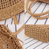 Woven Handbag | Hollow Straw Bag