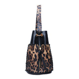 Paziye Leopard Print PU Magnetic Buckle Shoulder Bag