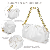 Portable Cloud Clip Mouth Bag Dumpling Bag Underarm Bag