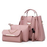 Paziye Retro Hand-held Messenger One-shoulder Three-piece Bag