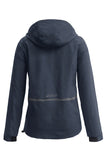 Plain Open Zipper Pockets Winter Outfits Hooded Outdoor Jackets