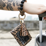 Paziye Coin Purse Tassel Bracelet Keyring