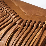 Paziye Envelope Fringe Crossbody Bag