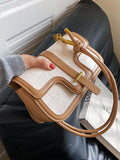 Classic Simple Pu Leather Crossbody Bag