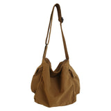 Women Men Crossbody Bag Canvas Hobo Bag  Casual Large Tote Bag