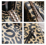 Paziye Leopard shoulder bag Tote bag
