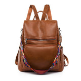 Paziye Lacquered PU Backpack