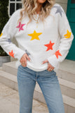 Knitting Star Long Sleeve Pullover Sweater